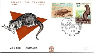 Monaco SC# 762-5 FDC 1970 The Animals - A02714 - Picture 1 of 2