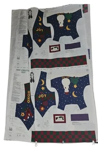 4er Set Dreamspinners Kinder Weihnachtsweste Stoff Panel Schneiden & Nähen Baumwolle VIP - Bild 1 von 5
