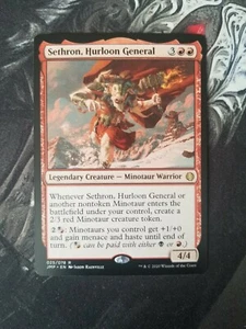 Sethron Hurloon Minotaur MISPRINT Magic MTG Card - Crescent Error MP3 - Picture 1 of 2