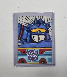 Dynamite Transformers 40th G1 Soundwave 1/1 Sketch Signed Deluxe Premium Card - Picture 1 of 2