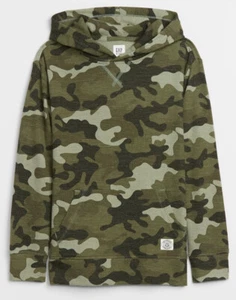 Gap Kids Boys Small 6-7 Camouflage Hoodie Long Sleeve Shirt / Hoodie. Nwt - Picture 1 of 2