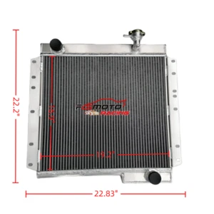 3 Row All Aluminum Radiator For 1970-1980 Toyota Land cruiser FJ40 FJ45 MT - Picture 1 of 8