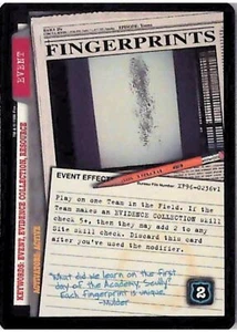 X-Files CCG Fingerprints XF96-0236v1 - Picture 1 of 2