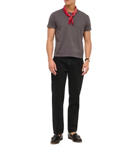 Auténtico Denim Rígido Suelto Recto Negro Abercrombie & Fitch Para Hombre Talla 30X32 - Imagen 1 de 12