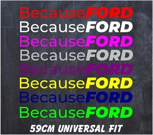 Because Ford Decal 58cm Various Colours - Ford-05 - Picture 1 of 4