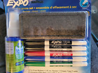 EXPO Low Odor Dry Erase Marker Starter Set, Fine Tip, Assorted Colors, 7-Piece