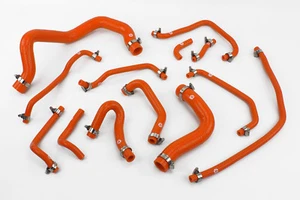 Silicone Coolant & Breather Hoses fits Mazda Mx5 MK2 NB 1.8 Miata Stoney Orange - Picture 1 of 4
