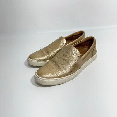 Zapatos sin cordones Fryer Ivy para mujer dorados 9M Foto 1 de 4