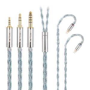 NICEHCK BlueCat Silver Plated Silver Copper Alloy Cable Earphone Re-Cable 0.78mm