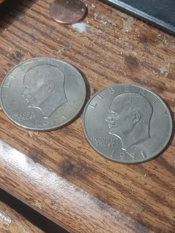coins 1971 eisenhower dollar - Image 1 of 4