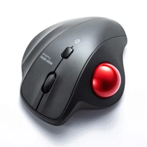 Sanwa Supply Bluetooth Trackball Quiet 3 Button Optical MA-BTTB130BK - Picture 1 of 9