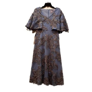 JS Collections Blue Gown Formal Dress Size 4 Women's NEW - Picture 1 of 6