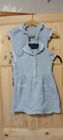 Set Of 2 John Lewis School Blue Checked Summer Dresses Age 5 Years