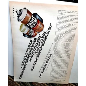 1978 Right Guard Deodorant Ad Vintage Print Ad 70s Original - Picture 1 of 1