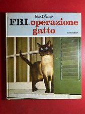 Walt DISNEY - FBI OPERAZIONE GATTO Mondadori Pietre Preziose (1967) Libro illust
