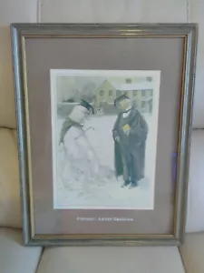 Antiker Druck Richard Wyman & Co. Druck mit Titel Portrait - Künstler unbekannt Lawson - Bild 1 von 4