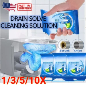 Clogless Quick Sink And Drain Powder, Powerful Kitchen Pipe Dredging Agent - Picture 1 of 14