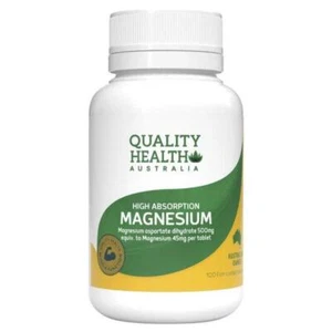 Quality Health Australia High Absorption Magnesium 500mg 100 Tablets - Picture 1 of 1