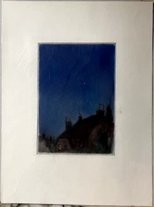 Franz Ehmke*1928 -2018 DDR Painter Houses in Pankow Pastel Platanenstrasse - Picture 1 of 5