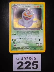 Dark Arbok 2/82 - Holo Rare Team Rocket Set Pokemon Card (225) - Picture 1 of 4