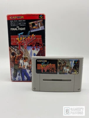 Final Fight I SNES I NTSC-J I gut I OVP I BOXED I getestet - Bild 1 von 3