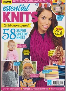 ESSENTIAL KNITS MAGAZINE 58 SUPER SPEEDY KNITS CUTE TOYS TO MAKE ISSUE 03 - Picture 1 of 1