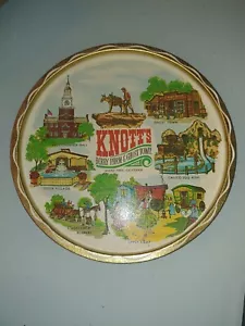 Knotts Berry Farm Buena Park California Tin Collector Plate Ghost Town - Picture 1 of 19
