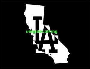 LA Dodgers Los Angeles California VINYL-AUFKLEBER AUFKLEBER FAHRZEUG GRAFIK INDIVIDUELL. - Bild 1 von 10