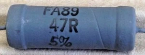 47R 3W (FA89) Leistungswiderstand (10er-Pack) - Bild 1 von 6