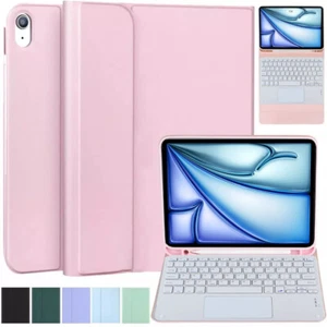 For iPad 5/6/7/8/9/10th Gen Air 3 4 5 6 Pro 11 Keyboard With Touchpad Case Cover - Picture 1 of 47