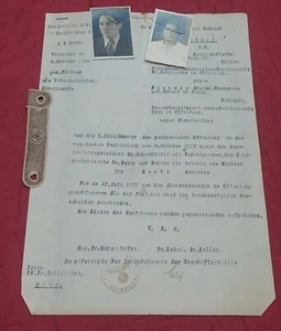 Offizielle Scheidungsurkunde Urkunde Judenpaar vor Holocaust 1938 Judaica Deutschland - Bild 1 von 11
