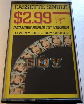 BOY GEORGE Live My Life TC-BOYC 105 RARE 1988 AUSTRALIA OZ ONLY CASSETTE-SINGLE - Image 1 of 4
