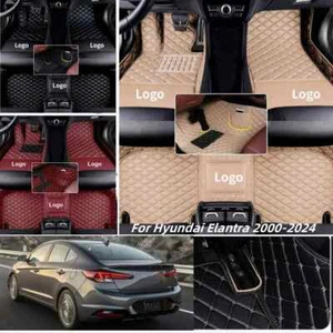 For Hyundai Elantra 2000-2024 Car Floor Mats Carpets Non-Slip All Weather Auto - Imagen 1 de 32