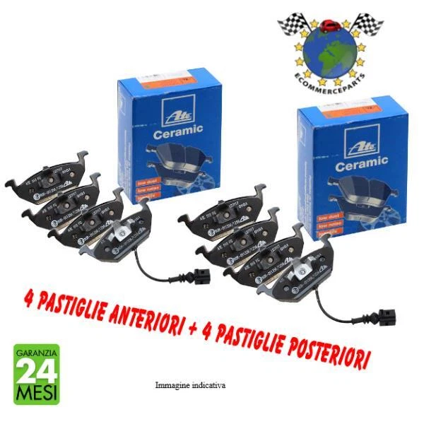 Kit Pastiglie freno Ceramic Ant+Post ATE per MERCEDES GLC 350 300 250 220 - Immagine 1 di 3