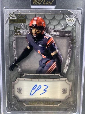 2023 Wild Card Matte #WW-A Clark Phillips III On-Card Auto #/4 - Image 1 of 2