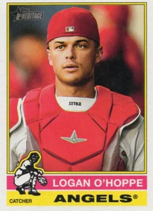 2025 Topps Heritage Baseball #11 Logan O’Hoppe, Los Angeles Angels - Picture 1 of 2