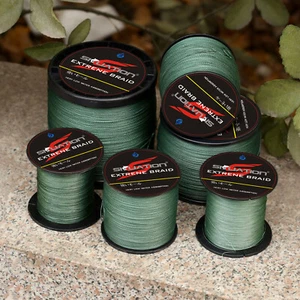 Strong Braided Lines 100/300/500/1000M Green Dyneema Spectra Sea Fishing Line - Picture 1 of 14