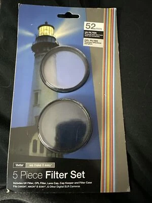 NEW Vivitar FK252 52mm 5-Piece Camera Lens Filter Set - Image 1 of 2