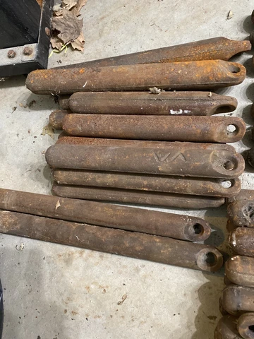Lot of 3 Antique Vintage Cast Iron Window Sash Weights 3 lbs pounds IDEAL Cover