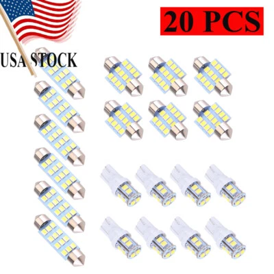 20pcs LED for Interior Reading Lights Door Lights Car Modification Accessories - Image 1 of 4