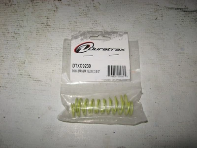 RC Duratrax EVST Front Shock Springs Steel Yellow (2) DTXC9230 - Image 1 of 2