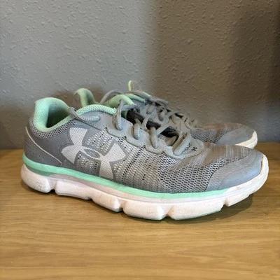 Under Armour Micro G Speed Swift 1266243-037 Gray Mint Women’s Sz 8 - Image 1 of 4