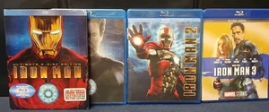 Iron Man - W/SLIPCASE + IRON MAN 2 & 3 BLU RAY  - Imagen 1 de 11