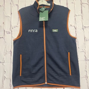 L.L.Bean AirLight Collection Navy Steppweste Herren M Regular Finra Logo Neu mit Etikett - Bild 1 von 11