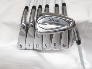 Used Titleist T350 Iron Set 6-PW+48*+53* Tensei Red Ladies Flex Graphite - Picture 1 of 9