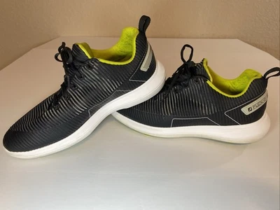 FootJoy Flex XP 56253 Mens US 9 XW Golf Shoes Black Waterproof Spikeless Sneaker - Image 1 of 4