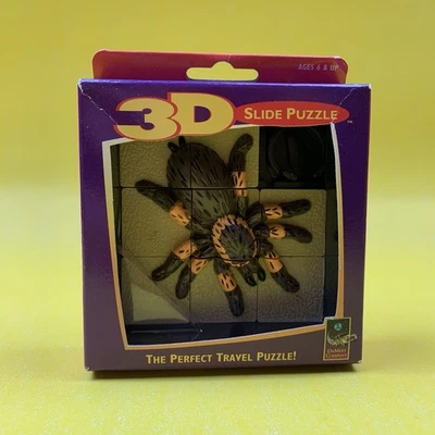 VINTAGE DEMART 3D  TARANTULA SPIDER 3D TOY SLIDE PIZZLE Arachnid - Image 1 of 4