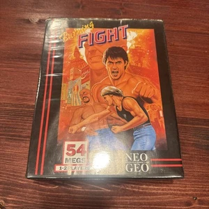 BURNING FIGHT Neo Geo AES SNK Japón Caja Manual - Imagen 1 de 6