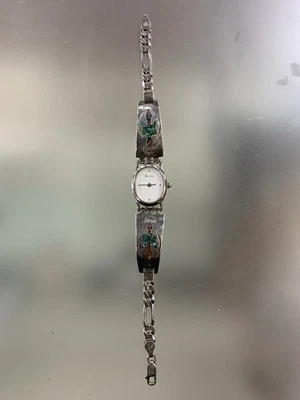 Bulova Sterling Silver 925 L Dashner Navajo Sterling Bracelet - Image 1 of 4