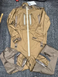 Canvasback Waterproof One-Piece Suit Brown Sz 2XL Outdoor Hunting Fishing Gear - Picture 1 of 11